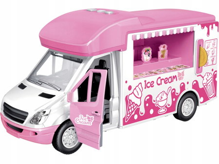 Kamper dla lalek LODZIARNIA Napęd Światło Dżwięk Auto Samochód dla lalki