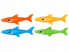 Rybki DO NAUKI NURKOWANIA BASENU Rekiny 4szt Rybki Rekinki do nurkowania