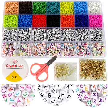 KORALIKI ZESTAW KORALIKÓW DO ROBIENIA BRANSOLETEK