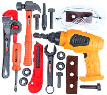 WIERTARKA WKRĘTARKA ZESTAW NARZĘDZI 14 el MASKA