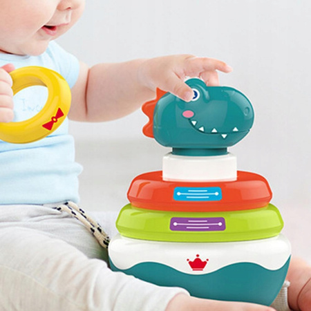 Wańka wstańka sensoryczna zabawka grzechotka wieża