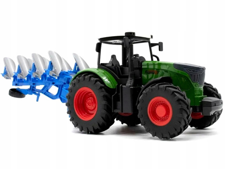 Duży Traktor Ciągnik Farmerski Ruchomy pług orny Koła Gumowe