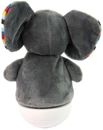 Wańka wstańka sensoryczna lampka Słoń usypiacz zab