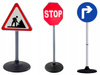 Znaki drogowe zabawkowe Zestaw Duże znaki edukacyjne Znak drogowy 70cm