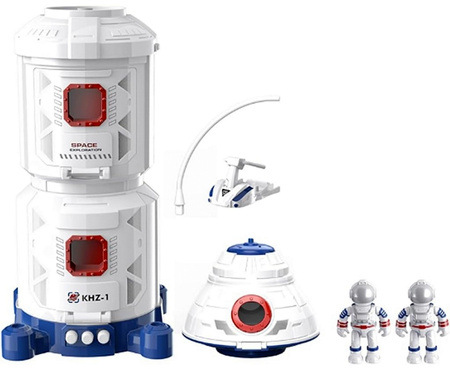 Stacja Kosmiczna Rakieta Prom Kosmiczny Kosmos 2x Kosmonauta Zestaw Space
