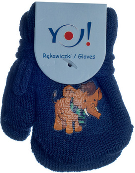 Rękawiczki ZE SZNURKIEM PODWÓJNE OCIEPLANE 10cm