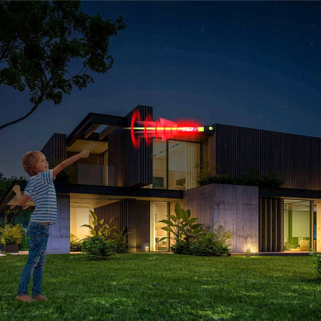 Rakieta Proca LED z wyrzutnią Rocket Launcher Wyrzutnia rakiet piankowych L