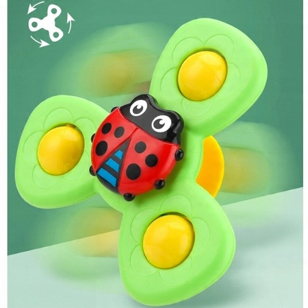 Zabawka Edukacyjna SENSORYCZNY Spiner Zestaw 3szt Grzechotka dla Niemowlaka