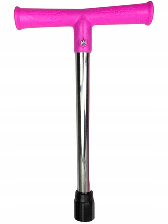 Hulajnoga Trójkołowa Balansowa Dla Dzieci świecące Koła LED Składana Różowa