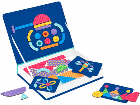 Magnetyczna układanka Magnetyczne Kształty dla dzieci Magnetic Book Puzzle