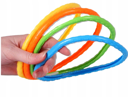 Kółka Koła obręcze do wody nurkowania basenu DO NAUKI NURKOWANIA 4szt