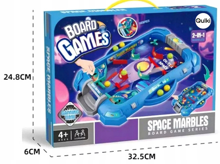 FLIPPER GRA ZRĘCZNOŚCIOWA dla dzieci PINBALL AUTOMAT STÓŁ DO GRY Fliper