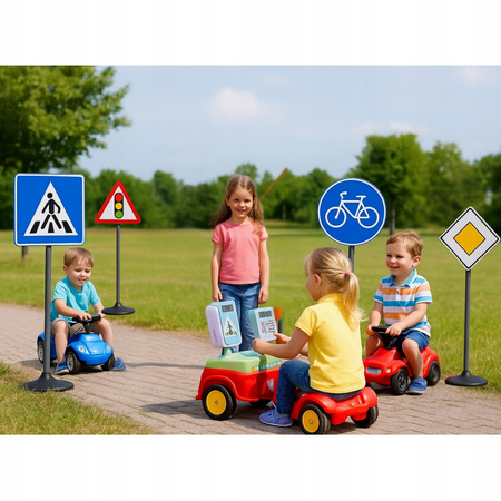 Znaki drogowe zabawkowe Zestaw Duże znaki edukacyjne Duży znak drogowy x5