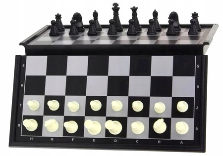 Szachy Magnetyczne Klasyczne Warcaby Na Magnes 25X25 Gra Składane Szachowni
