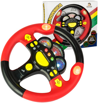 INTERAKTYWNA Kierownica Mówiąca PO POLSKU Świeci