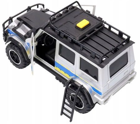 Policja Auto Policyjne POLICE Radiowóz policyjny Napęd Dźwięk syreny SUV