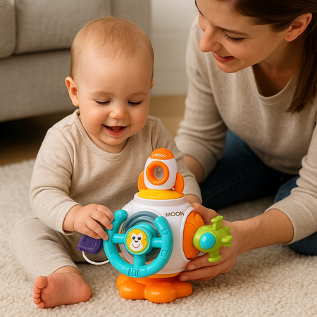 KOSTKA SENSORYCZNA MONTESSORI EDUKACYJNA RUCHOMA KREATYWNA INTERAKTYWNA