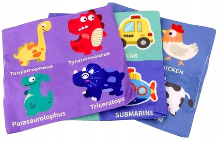 Pudełko chusteczek sensorycznych Miękkie szeleszczące na chusteczki kolorow