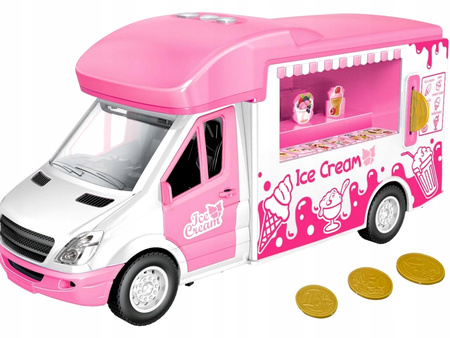 Kamper dla lalek LODZIARNIA Napęd Światło Dżwięk Auto Samochód dla lalki