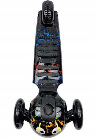 Hulajnoga Trójkołowa Balansowa Dla Dzieci z Czółenkami Koła LED Składana 50