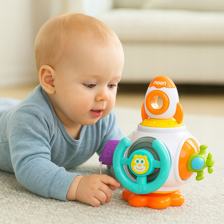 KOSTKA SENSORYCZNA MONTESSORI EDUKACYJNA RUCHOMA KREATYWNA INTERAKTYWNA