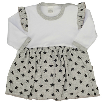 BODY SUKIENKA DŁUGI RĘKAW BODOSUKIENKA Niemowlęce WIZYTOWA r. 92 Pampicio Pampicio