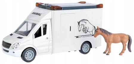 Auto Kamper Bus do przewozu koni Samochód światło dźwięk