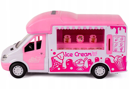 Kamper dla lalek LODZIARNIA Napęd Światło Dżwięk Auto Samochód dla lalki