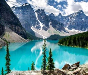 Obraz MALOWANIE PO NUMERACH Jezioro 40x50