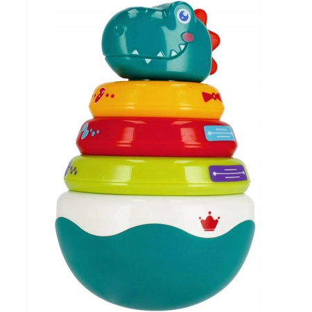 Wańka wstańka sensoryczna zabawka grzechotka wieża