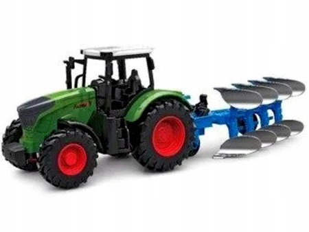 Duży Traktor Ciągnik Farmerski Ruchomy pług orny Koła Gumowe