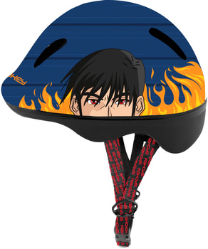 KASK DZIECIĘCY ROWEROWY ROLKI REGULOWANY 44-48 S/M