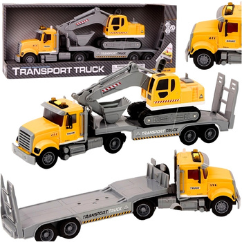 Ciężarówka z naczepą Napędem laweta Holownik Auto Pomoc koparka i przyczepa