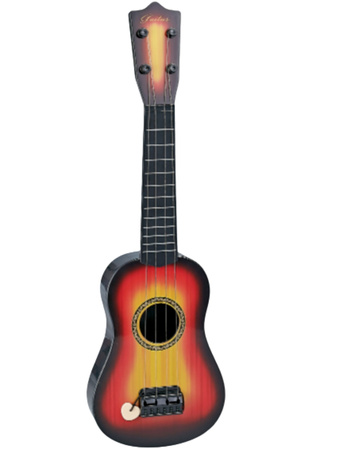 GITARA DREWNIANA AKUSTYCZNA DZIECIĘCA INSTRUMENT DLA DZIECI METALOWE STRUNY
