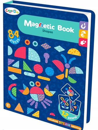 Magnetyczna układanka Magnetyczne Kształty dla dzieci Magnetic Book Puzzle