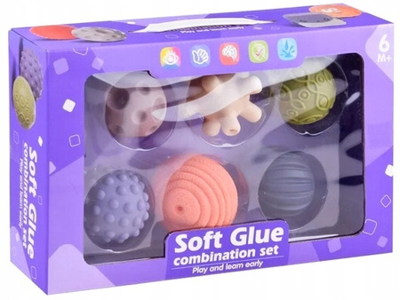 Piłeczki sensoryczne Piłki sensory do ćwiczeń Miękkie do zabawy do masażu