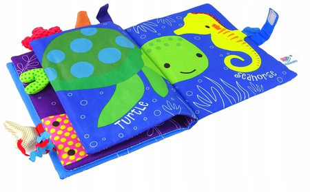 Książeczka sensoryczna książka dotykowa kolorowa miękka