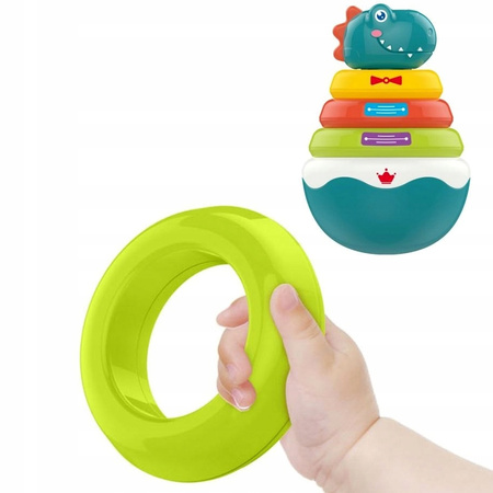 Wańka wstańka sensoryczna zabawka grzechotka wieża