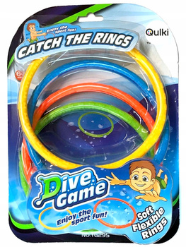 Kółka Koła obręcze do wody nurkowania basenu DO NAUKI NURKOWANIA 4szt