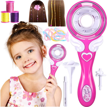 ZAPLATARKA do włosów WARKOCZY zaplatacz ZESTAW maszynka do WARKOCZYKÓW
