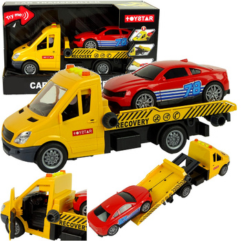 Auto pomoc drogowa Samochód laweta napęd światła dźwięki Holownik