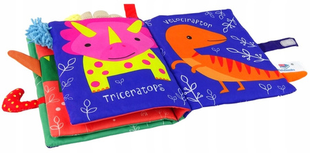 Książeczka sensoryczna książka dotykowa kolorowa miękka