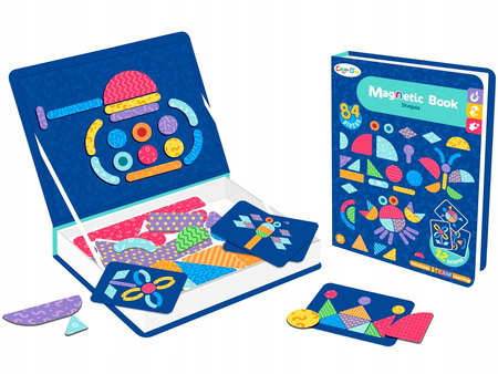 Magnetyczna układanka Magnetyczne Kształty dla dzieci Magnetic Book Puzzle