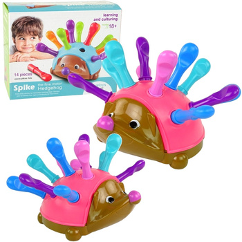 Jeżyk sorter Montessori nauka Jeż układanka edukacyjna