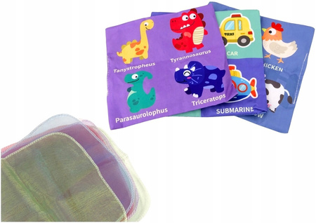 Pudełko chusteczek sensorycznych Miękkie szeleszczące na chusteczki kolorow