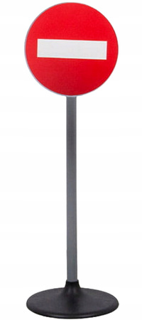 Znaki drogowe zabawkowe Zestaw Duże znaki edukacyjne Duży znak drogowy x5