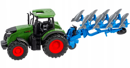 Duży Traktor Ciągnik Ruchomy pług orny Koła Gumowe