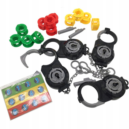 Złam Kod Escape Room Uwolnij się z kajdanek Gra rodzinna familijna Kajdanki