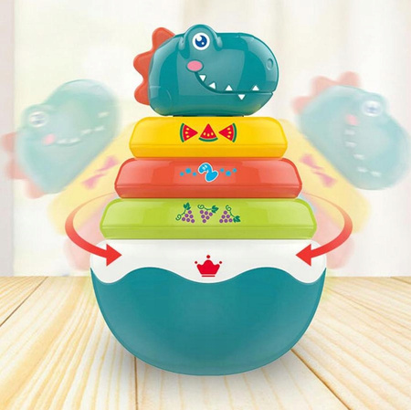 Wańka wstańka sensoryczna zabawka grzechotka wieża