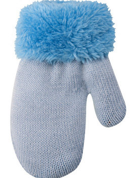 Rękawiczki Z FUTERKIEM PODWÓJNE OCIEPLANE 14cm